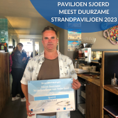 Paviljoen Sjoerd meest duurzame strandpaviljoen